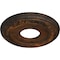 Ekena Millwork Jackson Ceiling Medallion (Fits Canopies up to 7 3/8"), Hnd-Painted Rust, 12 1/4"OD x 4"ID x 1 1/8"P CM12JARUS - alternate 5